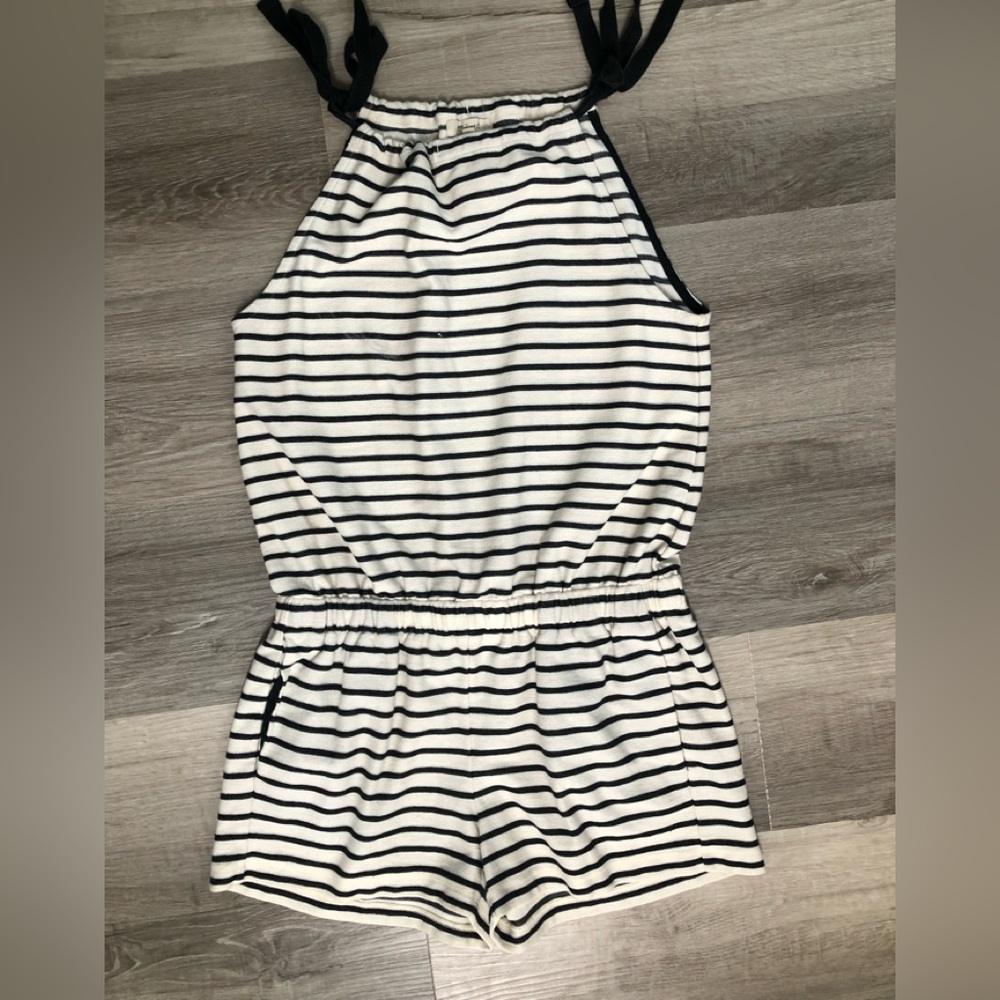 Madewell Striped Romper
